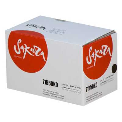 Картридж лазерный Sakura 71B50K0 для Lexmark CS317dn/CS417dn/CS517de/CX317dn/CX417dn/CX417de/CX517de, черный, 3000 к.