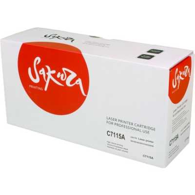Картридж лазерный Sakura C7115A для HP LaserJet hp laserjet 1220/3300/3310/3320/3330/3380/1000/1005/1200, черный, 2500 к.