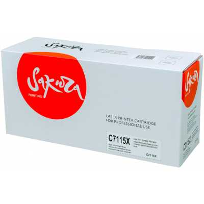 Картридж лазерный Sakura C7115X/Q2613X/2624X для HP LaserJet 1000/1150/1200/1200n/1200se/1220/1220se/1300/1300n/1300xi/3300/3310/3320/3320n/3330 Series, черный, 3500 к.