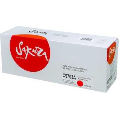 Картридж лазерный Sakura C9703A для HPColor LaserJet 1500/2500 series, пурпурный, 4000 к.