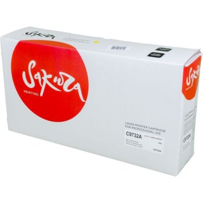 Картридж лазерный Sakura C9732A для принтера HP Laser Jet 5500/5550, желтый, 12000 к.