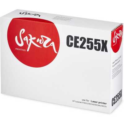 Картридж лазерный Sakura CE255X для HP LaserJet P3015/3015d/3015dn/3015x, черный, 12500 к.