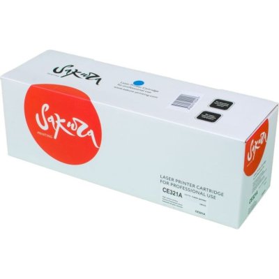 Картридж лазерный Sakura CE321A для HP Color LJ PRO CP1525N/CP1525NW, синий, 1300 к.