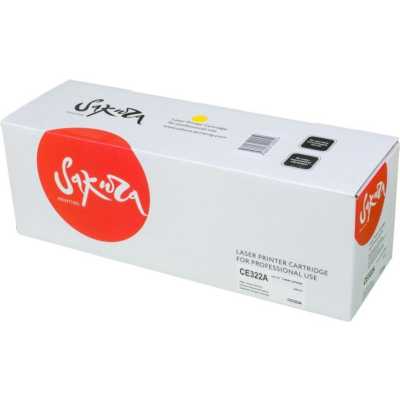 Картридж лазерный Sakura CE322A для HP Color LJ PRO CP1525N/CP1525NW, желтый, 1300 к.