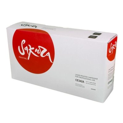 Картридж лазерный Sakura CE342A для HP LJ 700/775, желтый, 16 000 к.