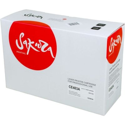 Картридж Sakura CE403A для HP Enterprise 500 Color M551n/525f/525dn/570/575f, пурпурный, 6000 к.