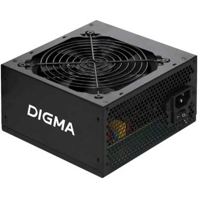 Блок питания Digma DPSU-500W-WH RTL, 500Вт, 80 PLUS белый, 120мм, черный