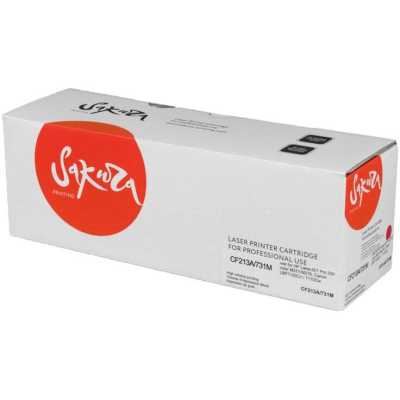 Картридж лазерный Sakura CF213A/731M для HP LJ Pro M251/M276, Canon LBP7100Cn/7110Cw, пурпурный, 1800 к.