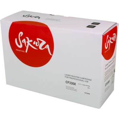 Картридж лазерный Sakura CF330X для HP LJ M651, M651DN, M651N, M651Xh, черный, 20 500 к.