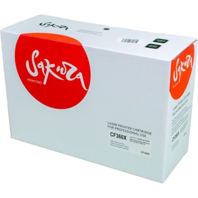 Картридж лазерный Sakura CF360X для HP Color LaserJet Enterprise M553n/553X/553dn HP Color LaserJet Enterprise M552dn, черный, 12500 к.