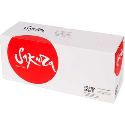 Картридж лазерный Sakura SACF362X/040HY для HP Color LaserJet Enterprise M553n/553X/553dn HP Color LaserJet Enterprise M552dn, и для Canon i-SENSYS LBP-710/712, желтый, 10 000к.