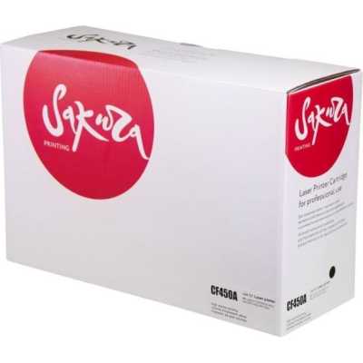 Картридж Sakura CF450A для HP, черный, 1500 к.
