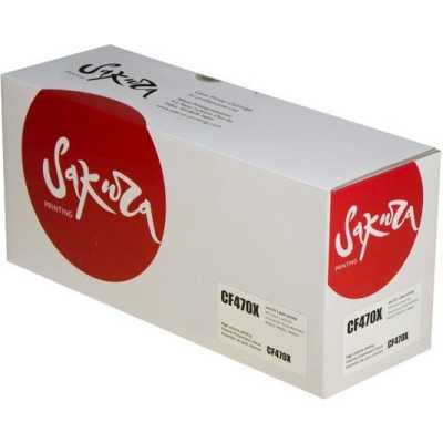 Картридж лазерный Sakura CF470X (HP 657X) для HP Color LaserJet Enterprise Flow M681dh/ M681f/ M681z, M682z, черный, 28 000к.