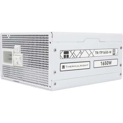 Блок питания Thermalright, 1650W 80+ Platinum (ATX, 3.0, PCIe 5.0, Full modular, 1x24(20+4)pin 600mm, 4xCPU 8(4+4)pin, 9xPCIe*2 8(6+2)pin, 2x12VHPWR PCIe 5.0 12+4pin 650mm, 14xSATA, 5xMOLEX4pin, Active, 140x140mm, 170x150x86mm, OPP, OVP, OTP, OCP, SCP, UV