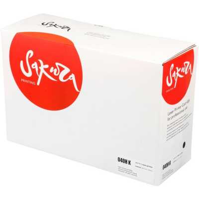 Картридж лазерный Sakura CRG040HBK для Canon i-SENSYS LBP-710/712, черный, 12 500к.