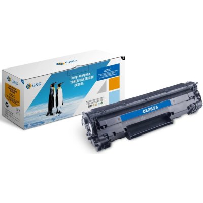 Картридж лазерный G&G GG-CE285A черный (1600стр.) для HP LJ Pro P1102/P1102w/1214nfh/M1132/M1212nf M