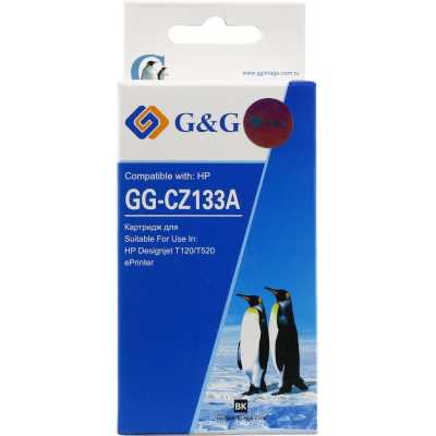 Картридж струйный G&G, аналог HP CZ133A черный 73ml