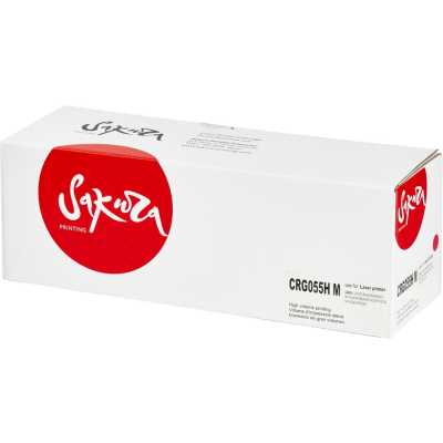 Картридж лазерный Sakura 055HM (3018C002) для Canon MF742/MF746CX/MF744CDW/LBP664CX/LBP663CDW/400M454DN/400M454DW/400M479DW/400M479FDN/400M479FDW, пурпурный, 5900 к. (чип без счетчика копий)