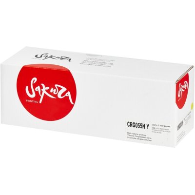 Картридж лазерный Sakura 055HY (3017C002) для Canon MF742/MF746CX/MF744CDW/LBP664CX/LBP663CDW/400M454DN/400M454DW/400M479DW/400M479FDN/400M479FDW, желтый, 5900 к. (чип без счетчика копий)