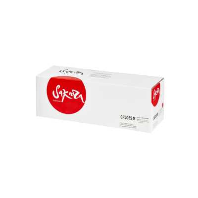 Картридж лазерный Sakura 055M (3014C002) для Canon LBP664Cx/LBP663Cdw/MF746Cx/MF744Cdw/MF742Cdw, пурпурный, 2100 к. (чип без счетчика копий)