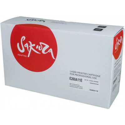 Картридж Sakura E260A11E для Lexmark E460dn, E460dw, E360dn, E360d, E260d, E260, E462dtn, черный, 3500 к.