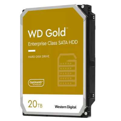 Жесткий диск Western Digital 3.5"; 20Tb WD202KRYZ Gold SATA3, Cache 291MB, 7200 rpm