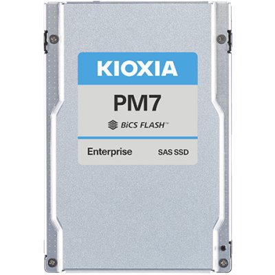 Накопитель SSD KIOXIA SSD PM7-R, 1920GB, 2.5" 15mm, SAS 24G, TLC, R/W 4200/3400 Mb/s, IOPs 720K/155K, TBW 3504, DWPD 1 (12 мес.)