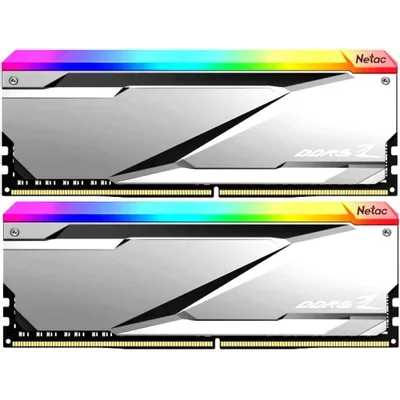 Память DDR5 2x16GB 6400MHz Netac NTZED5P64DP-32S Z RGB RTL Gaming PC5-51200 CL32 DIMM ECC 288-pin 1.