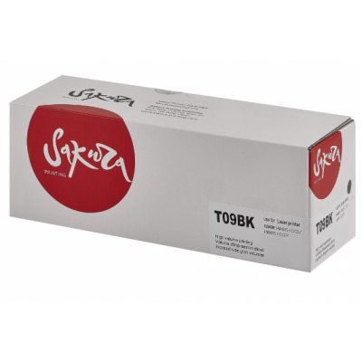 Картридж лазерный Sakura T09BK-ECO (3020C006) для Canon i-SENSYS C1127iF, C1127i, C1127P, черный, 7600 к. (чип без счетчика копий)