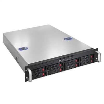 Серверная платформа ExeGate EX292412RUS Pro 2U550-HS08 RM 19", высота 2U, глубина 550, Redundant БП 2x550W, 8xHotSwap, USB