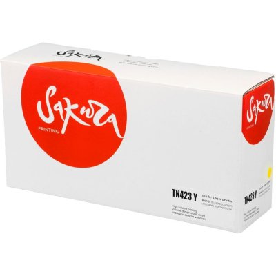 Картридж лазерный Sakura TN423Y для Brother HL-8260, DCP-8400, MFC-8690, желтый, 4 000к.