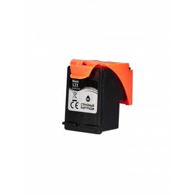 Картридж струйный Sakura F6V17AE (№123 Black) для HP, черный, 18 мл., 600 к.
