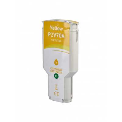 Картридж струйный Sakura P2V70A для HP, желтый, 300 мл.