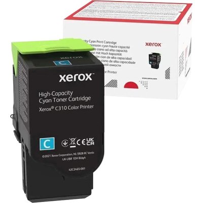 Картридж лазерный Xerox C310 голубой 5,5K (006R04369)