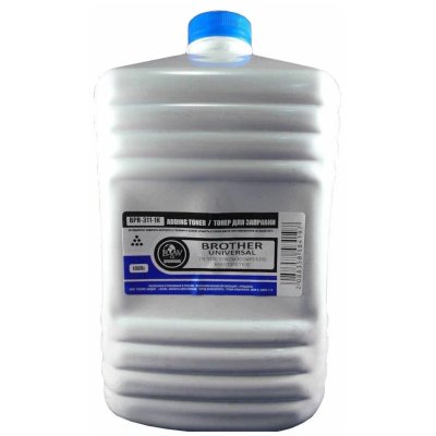 Тонер Brother Universal (TN-3330/3380/3430/3480/6300/6600/7300/7600, HL-1030/1230/1440/1650/5440/5450/6180, HL-L5000/5200/5500/6200/6400, DCP-L5500/6600, MFC-L5700/6700/6800 (кан. 1кг) Black&White Premium (Tomoegawa) фас.Россия