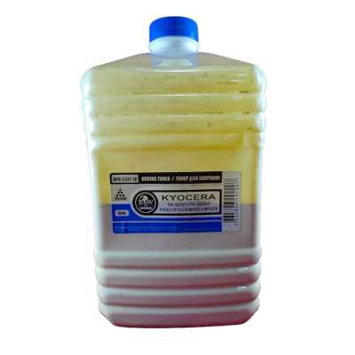 Тонер для Kyocera TK-5220/5230/5240/5140/5150/5160/5270/5280/5290/8115/895/590/580/540/550/560/570 Yellow (фл. 1кг) Black&White Premium