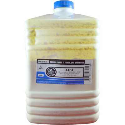 Тонер OKI Universal C301/321/610/810/830/910/930/3100/3200/3300/3400/3450/3530/3600/8600/8650/8800/5100/5200/5300/5400/5510/5850/5800/5750/5700/5650/5950/MC860, Ricoh SP c720 Yellow (кан. 1кг) Black&White Premium (Tomoegawa) фас.Россия