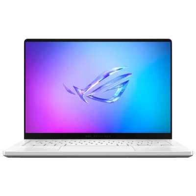 Ноутбук ASUS ROG Zephyrus G14 GA403GM-SY020 14"(2880x1800 OLED 120Hz) AMD Ryzen AI 9 465(2Ghz) 32768Mb 1024PCISSDGb noDVD Ext:nVidia GeForce RTX 5060(8192Mb) Cam BT WiFi 73WHr war 1y 1.5kg Platinum White DOS + +чехол 90NR0QL2-M000V0