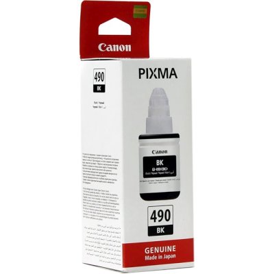 Чернила Canon GI-490BK 0663C001 черный для Canon Pixma G1400/2400/3400 (135мл)