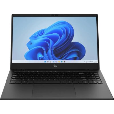 Ноутбук IRU Planio 15ING Celeron N4500 8Gb SSD512Gb Intel UHD Graphics 15.6" IPS FHD (1920x1080) Windows 11 Pro 64 black WiFi BT Cam 6000mAh (2140838)
