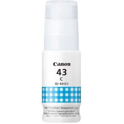 Контейнер с чернилами CANON GI-43 C голубой, 60 мл 4672C001