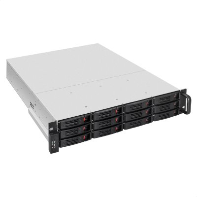 Серверная платформа ExeGate Pro 2U550-HS12 (RM 19", высота 2U, глубина 550, Redundant БП 2x800W, 12xHotSwap, USB)