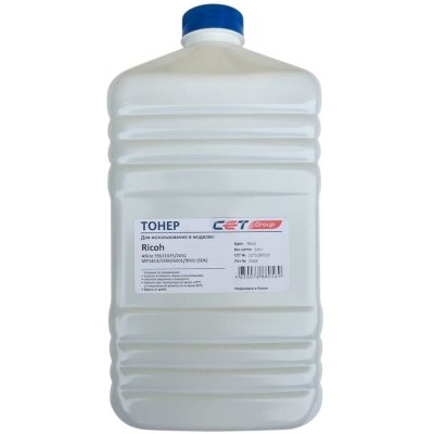Тонер для RICOH Aficio 550/1075/2051/MP1813/5500/6001/9001 (SD6) 500г/бут. (унив.) (842116/841769/842135/842128/6210D/MX-850GT) CET