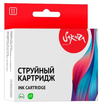 Картридж струйный Sakura F6V25AE (№652 Black) для HP, черный, 18 мл., 480 к.