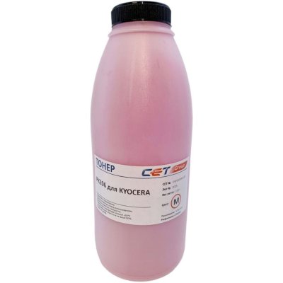 Тонер CET PK206 OSP0206M-100 пурпурный бутылка 100гр. для принтера Kyocera Ecosys M6030cdn/6035cidn/6530cdn/P6035cdn
