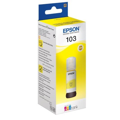 Чернила Epson 103Y C13T00S44A желтый (65 мл) для Epson L3100/3110/3150