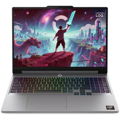 Ноутбук Lenovo LOQ 15AHP11 Ryzen 7 250 16Gb SSD512Gb NVIDIA GeForce RTX5050 8Gb 15.3" IPS WUXGA (1920x1200) без ОС grey WiFi BT Cam (83TN003FPS)