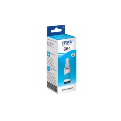 Чернила Epson L100/110/200/210/300/355/550/555 (O) C13T66424A, cyan, 70ml