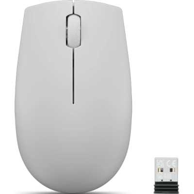 Мышь Lenovo 300 Wireless Compact серый оптическая 1000dpi беспров. (GY51L15678)