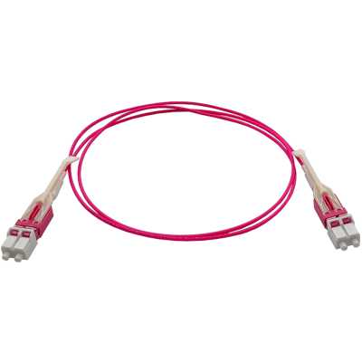 Патч-корд Lanmaster LAN-2LC-2LC/OM4H-2.0 2x50/125 OM4 LC дуплекс-LC дуплекс 2м LSZH розовый